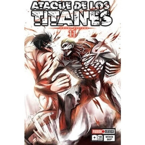 Manga Ataque De Los Titanes N°11, Hajime Isayama, Panini