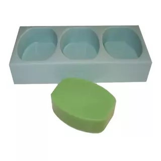 Molde Forma Silicone Semi Oval 03 Cav