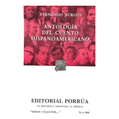 Antología Del Cuento Hispanoamericano, De Burgos, Fernando. Editorial Porrúa México En Español