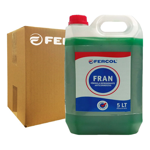 Fercol Refrigerante Anticorrosivo Verde 5 L (caja 3 X 5 Lt)