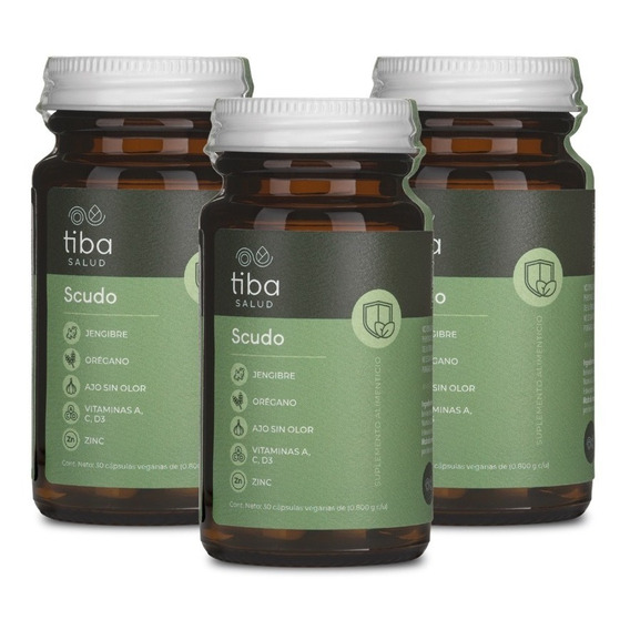 Triple Pack Sistema Inmune Scudo 90 Cápsulas | Tiba Salud