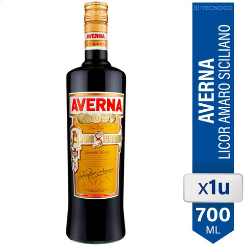 Averna licor amaro 700cc origen Italia