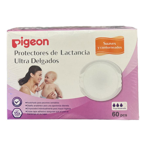 Absorbentes Pigeon Protector de Lactancia Ultra Delgado 60p