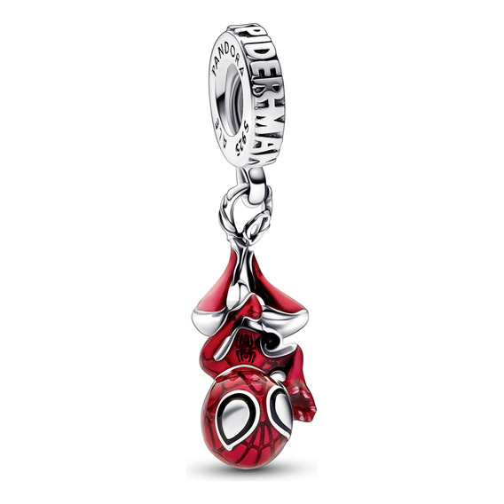 Charm Colgante Spiderman De Marvel Color Plata