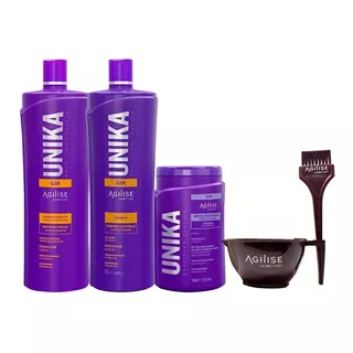 Progressiva Agilise Unika + Shampoo Open + Neutralizante