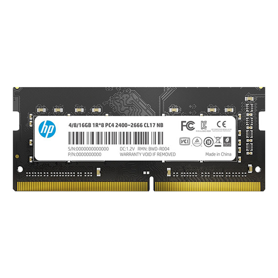 Memoria Ram Hp S1 8gb Ddr4 2666mhz Sodimm 7eh98aa Premium