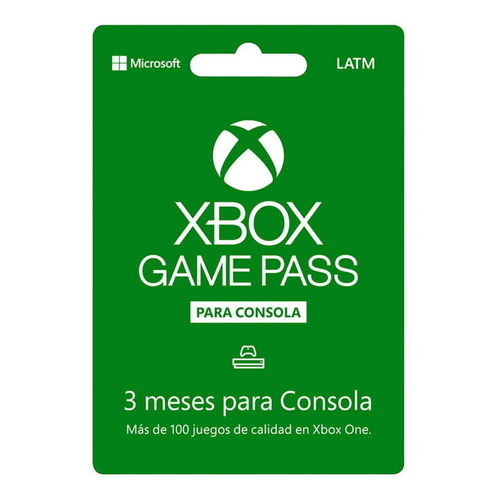 Xbox Game Pass 3 Meses - Para Cuentas Argentinas