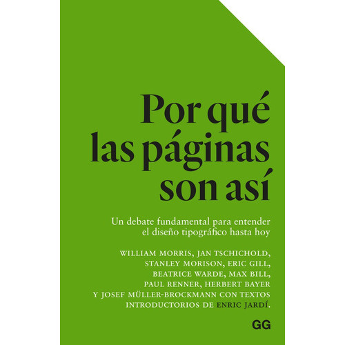 Por Que Las Paginas Son Asi, De Jardi, Enric. Editorial Gg, Sl, Tapa Blanda En Español