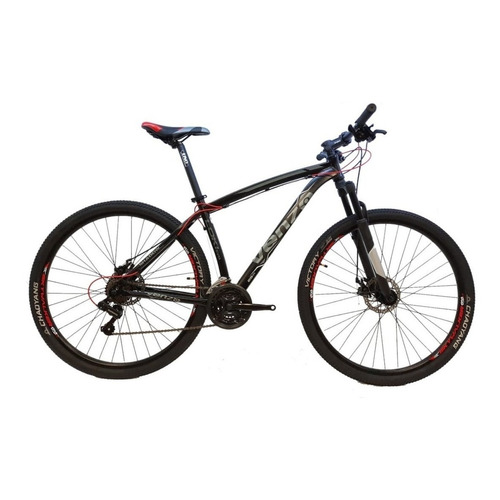 Mountain bike Venzo Shadow Series Loki Evo R29 20" 21v frenos de disco mecánico cambios Shimano color negro/gris  