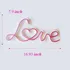 Britrio Led Neon Light Sign, 17x8 Pink Love Neon Sign Wall H 1