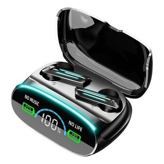 Audífonos Inalámbricos Bluetooth Power Bank M39 Tws A Prue Color Negro