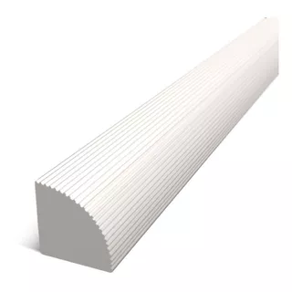 Cuarta Caña Pvc Zocalo Piso Pared Deco 9x9 2.8m Premium 