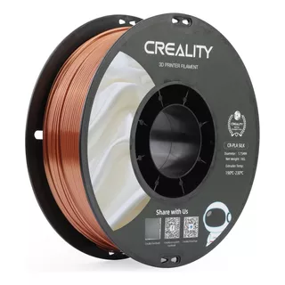 Creality Filamento Cr-silk 1,75mm 1kg Rojo Cobre