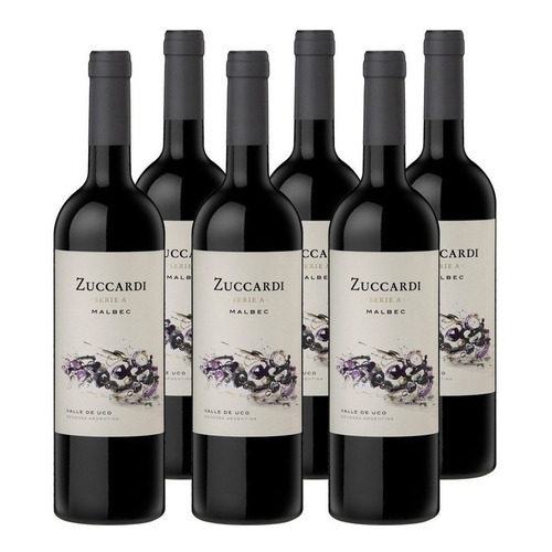 Vino Zuccardi Serie A Malbec 750ml. Caja 6 Botellas