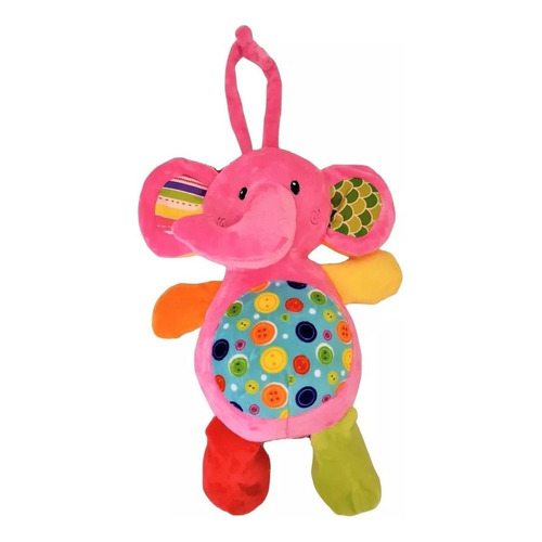 Cunero Musical Elefante 55697 - Woody Toys Premium Color Rosa