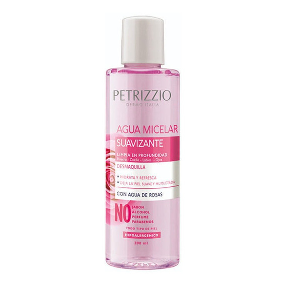 Agua Micelar De Rosas 200 Ml Petrizzio