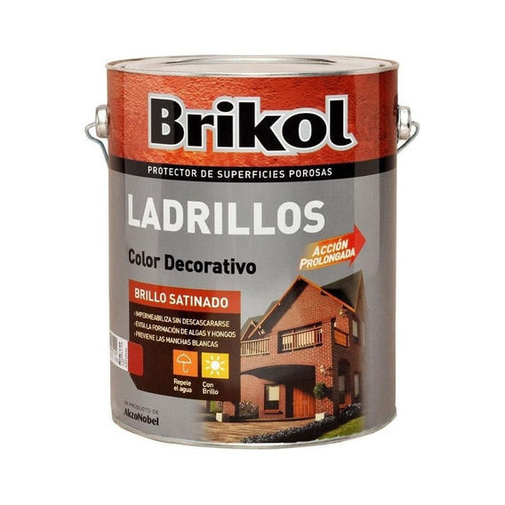 Brikol Ladrillos Impermeabilizante 4 L Protección Superf Mm