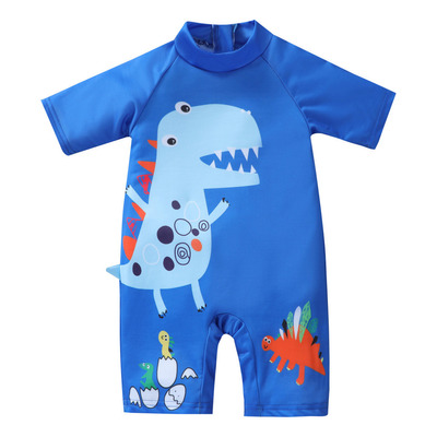 Traje De Baño De Una Sola Pieza Con Diseño De Dinosaurio Par