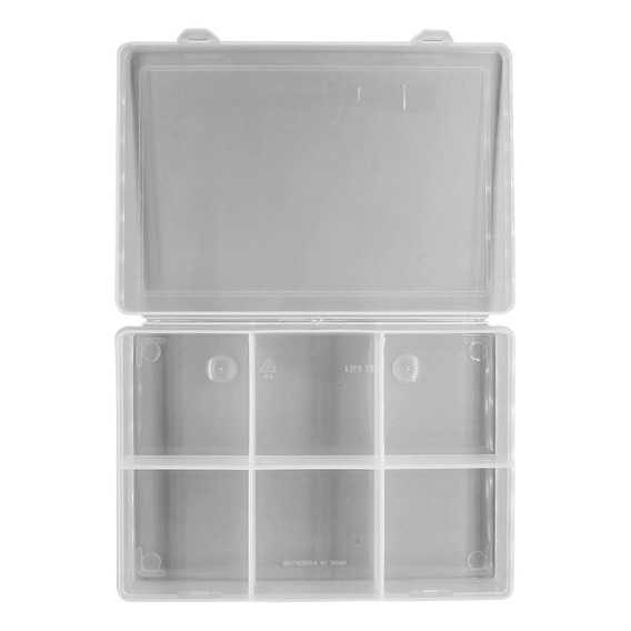 Cajas Plastica Organizadora Con 6 Divisiones Bijou Multiuso