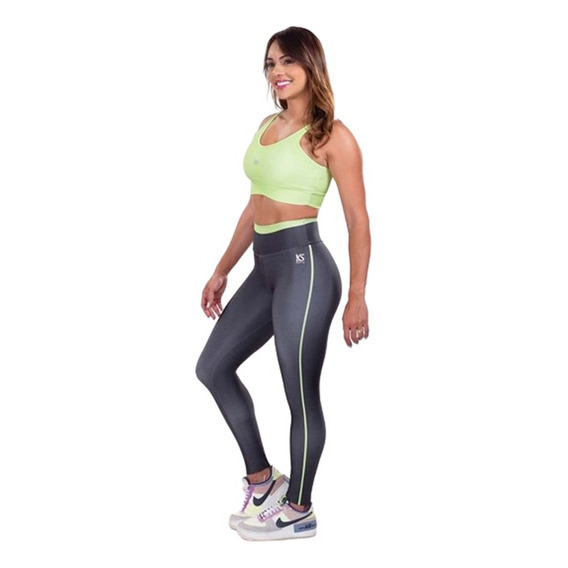 Calza Deportiva Legging Fitness Doble Costura Estampakattiva