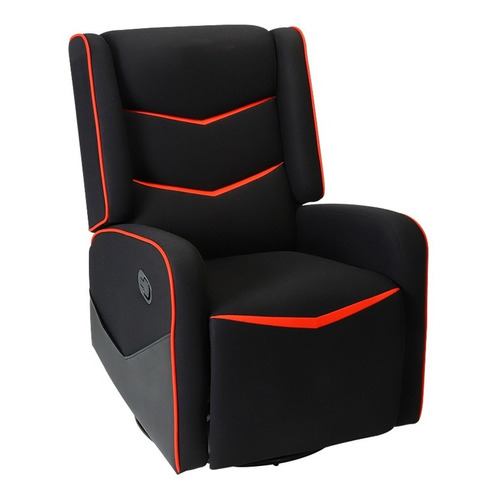 Sillón Gamer Reposet Cronos Reclinable Giratorio Confort Color Rojo Diseño de la tela Vinipiel