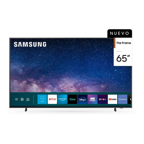 Smart Tv Samsung 65  Frame 4k Qled Frame Marrón