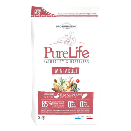 Alimento Para Perros Flatazor Pure Life Mini Adulto 2kg