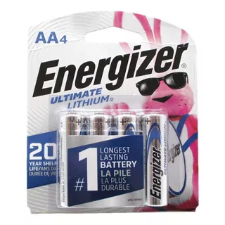 Pila Bateria Aa De Litio Energizer Ultimate Lithium 