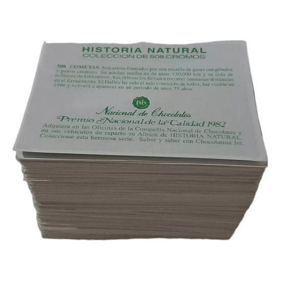 Set Laminas Historia Natural Jet Completo Original 100% 