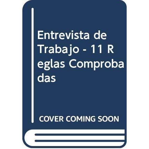 Entrevista De Trabajo, De Garcia Regalado, Maria Elena. Editorial Pearson / Prentice Hall, Tapa Tapa Blanda En Español