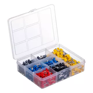 Kit Conectores Ilhos Tubolar 1 / 1,5 / 2,5 / 4 / 6mm² 800 Peças