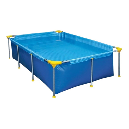 Pileta estructural rectangular Piletin 300x170x60 con capacidad de 3000 litros de 300cm de largo x 170cm de ancho  azul