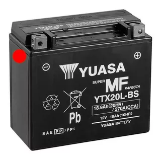 Bateria Yuasa Ytx20l-bs Para Moto Cuatriciclo Jet Ski Y Mas!