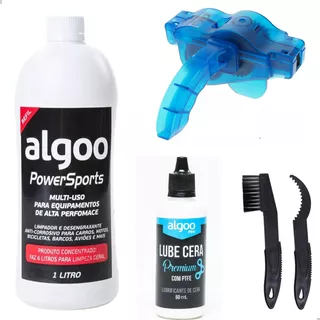  Kit Limpeza Bicicleta/corrente Algoopro 60ml Mtb/speed