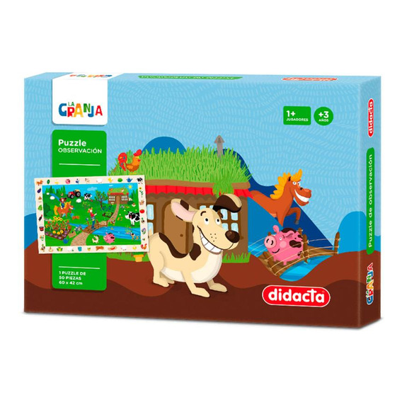 Puzzle De Observación 50 Piezas Didacta La Granja Oferta