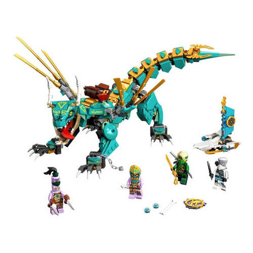 Bloques para armar Lego Ninjago Jungle dragon 506 piezas  en  caja