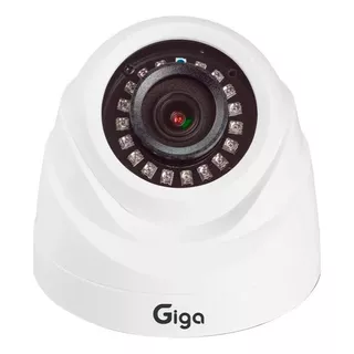 Câmera De Segurança Giga Gs0460a Com Resolução De 1mp Visão Nocturna Incluída Branca