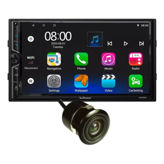 Radio Carro Android Wifi Gps Bluetooth Tactil 7' Usb Bowmann