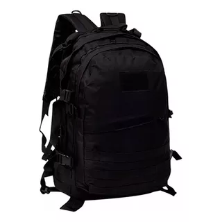 Mochila Táctica Forest Porta Notebook Trekking Urbana Viaje Color Negro