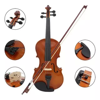 Violino 1/2 Infantil Antonella Vl12 Completo De 06 A 10 Anos