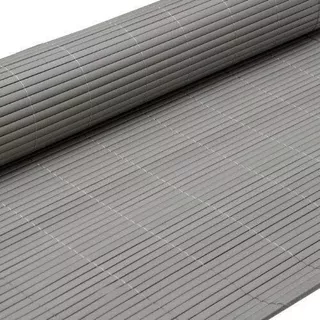 Cerco De Pvc 1.20 Mt X 3 Mt - Esterilla Cerca Jardín Color Gris