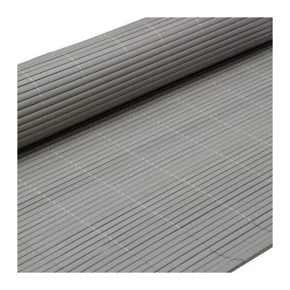 Cerco De Pvc 1.20 Mt X 3 Mt - Esterilla Cerca Jardín Color Gris