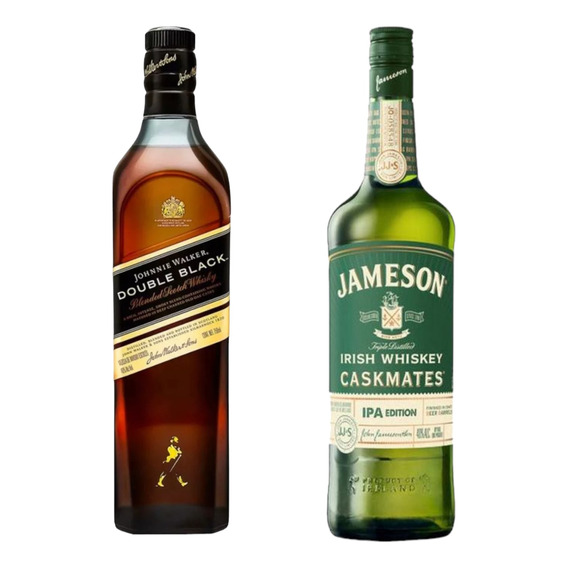Whisky Jw Double Black 750ml + Jameson Caskmates Ipa 750ml