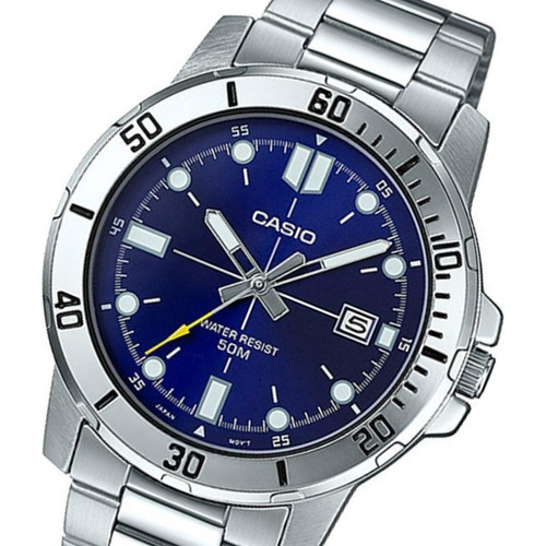 Reloj pulsera Hombre Casio Dress MTP-VD01GL-1E Plateado