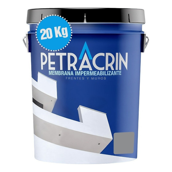 Membrana Liquida 20 Kg Membrana Transitable Elastomérica Acabado - Color Gris