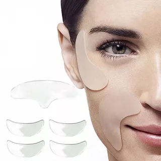 Adesivo Silicone Facial Para Rugas Com 5 Itens