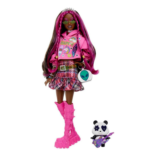 Barbie Extra Muñeca Cabello Rosa/pop Punk