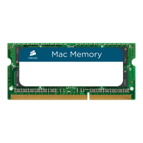 Memoria RAM Apple SODIMM gamer color verde  8GB 1 Corsair CMSA8GX3M1A1333C9