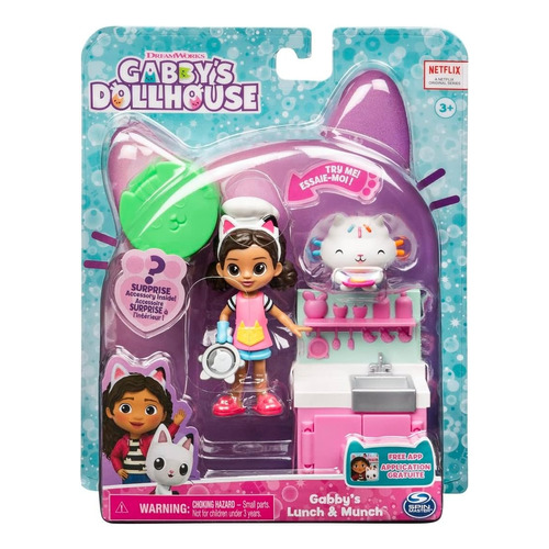 Set De Gabby's Dollhouse Cocinando