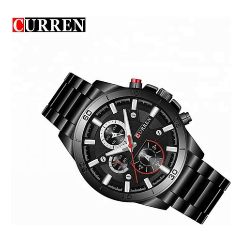 Reloj Para Hombre Curren 8275bkwt Negro